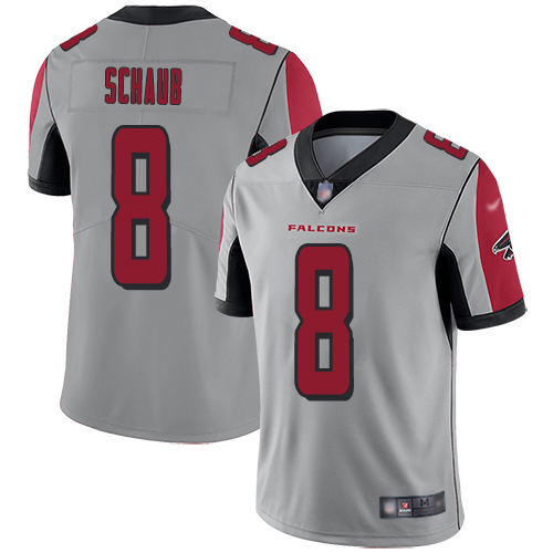 Atlanta Falcons Limited Silver Men Matt Schaub Jersey NFL Football #8 Inverted Legend->youth nfl jersey->Youth Jersey